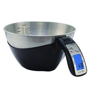 Digital Kitchen Food Scale Measuring Bowl LED Display by Camry